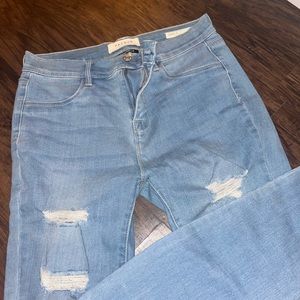 Pac Sun distressed skinny denim jeans, size 27 jegging